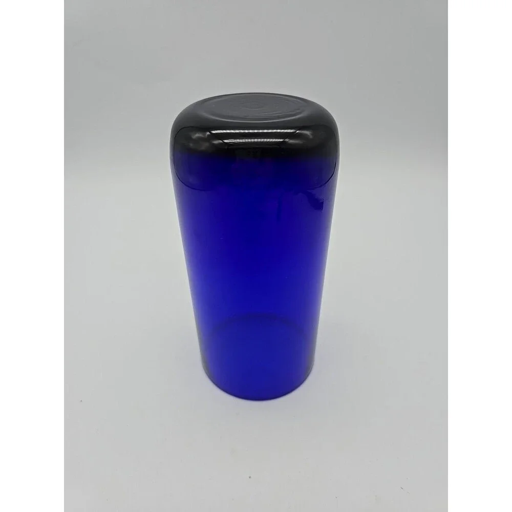 Vintage Libbey Cobalt Blue Metropolitan Round Bottom Tumbler Glass